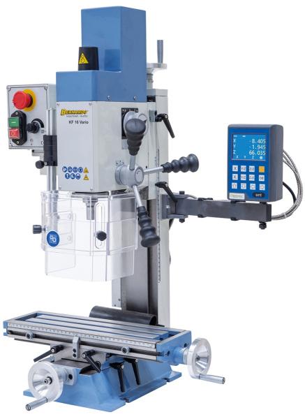 Bernardo KF16 Vario Bohr- und Fraesmaschine inkl. 3-Achs-Digitalanzeige DT40